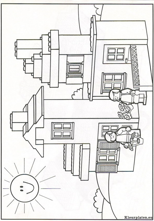 Lego kleurplaat