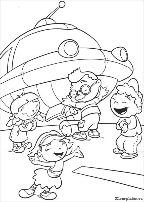 Little einsteins kleurplaten