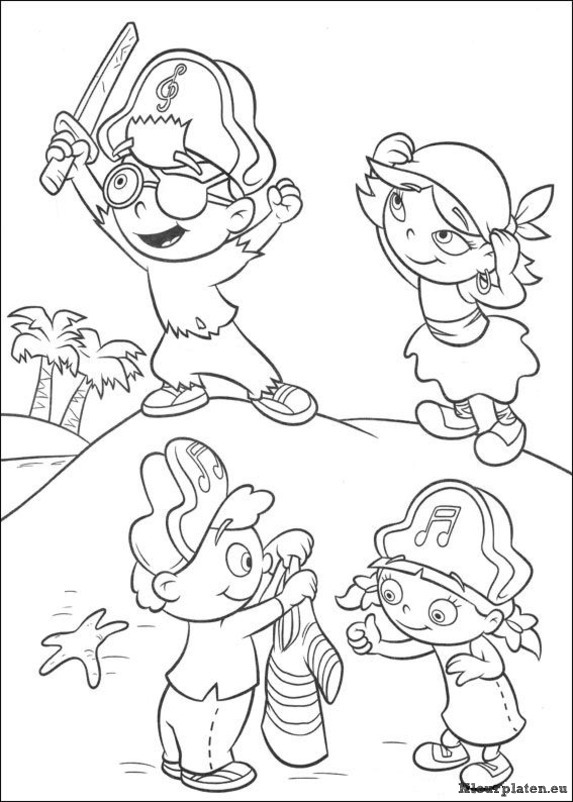 Little einsteins kleurplaten