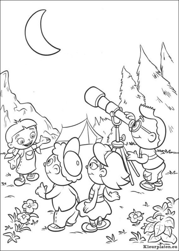 Little einsteins kleurplaten