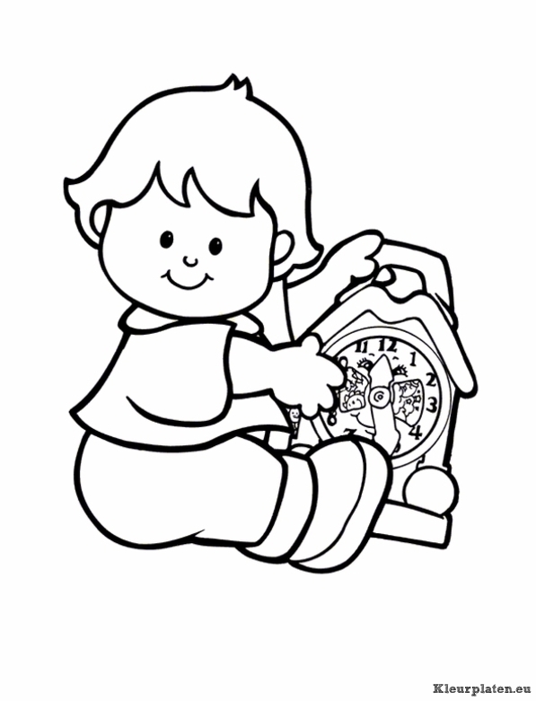 Little people kleurplaten