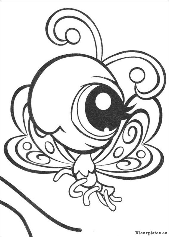 Littlest pet shop kleurplaten