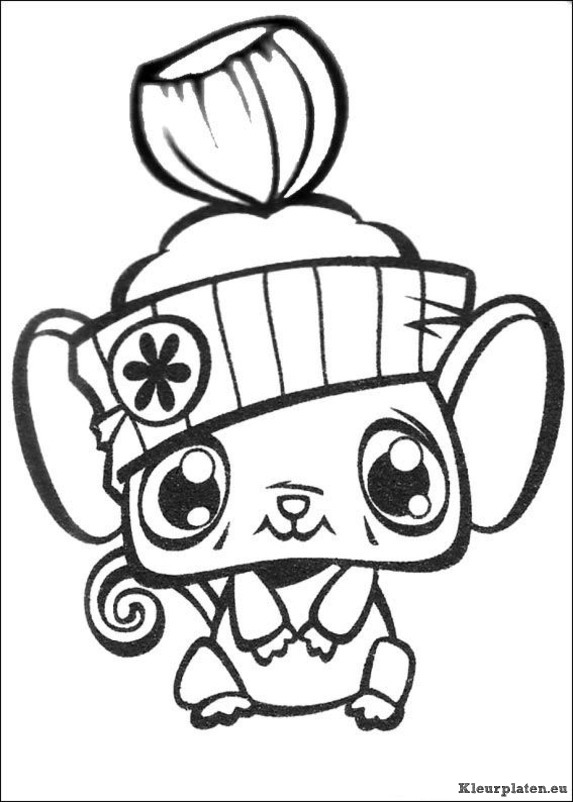 Littlest pet shop kleurplaten