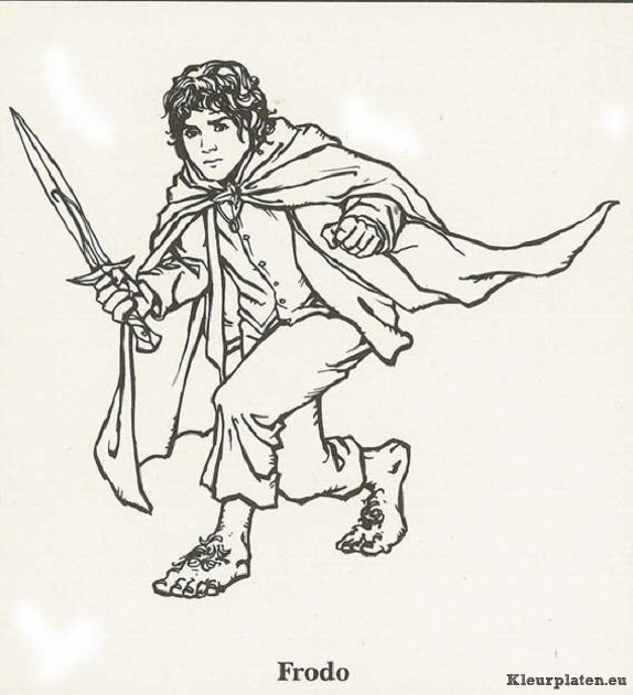 Lord of the rings kleurplaten