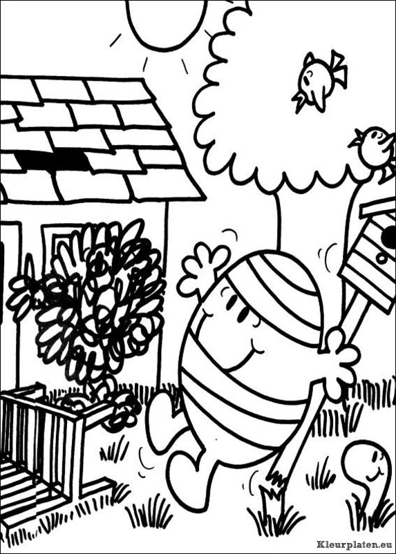 Mr men en litltle miss kleurplaten