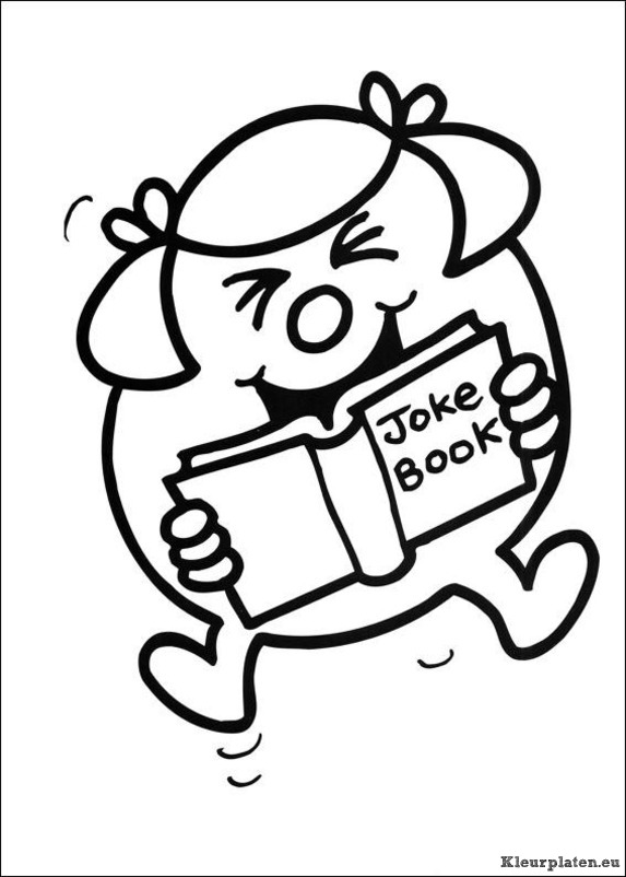 Mr men en litltle miss kleurplaten