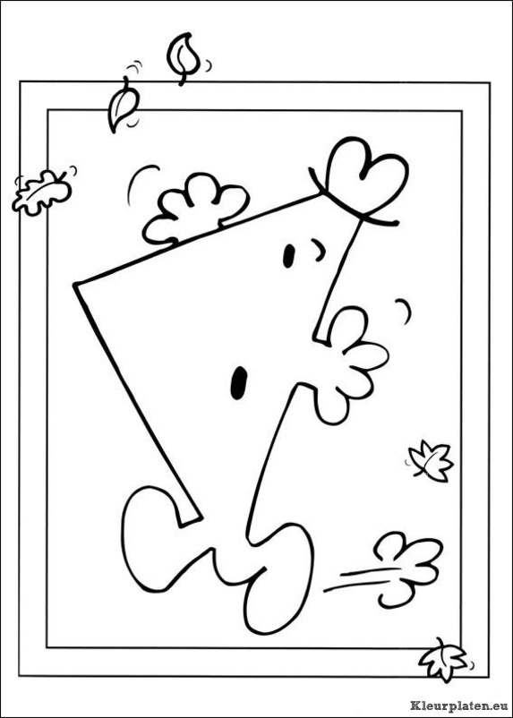 Mr men en litltle miss kleurplaten