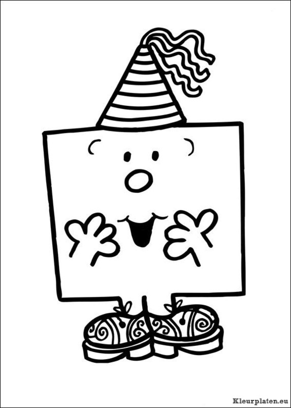 Mr men en litltle miss kleurplaten