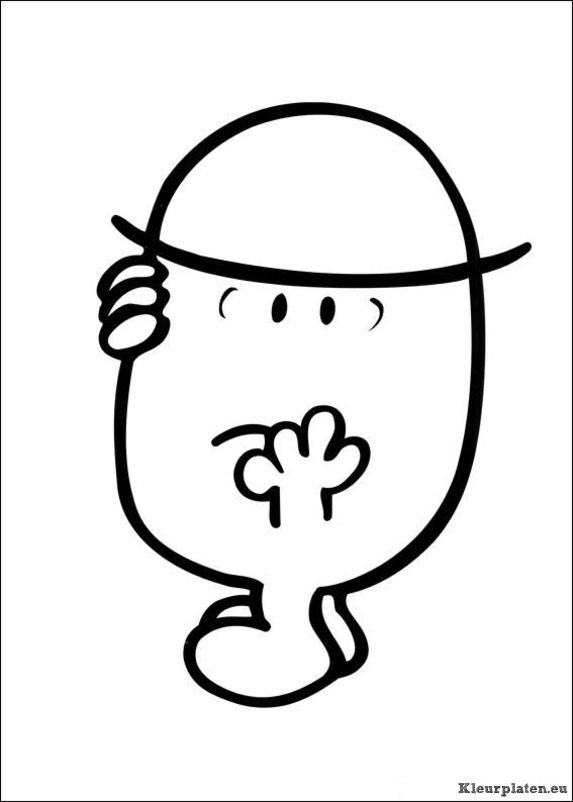 Mr men en litltle miss kleurplaten