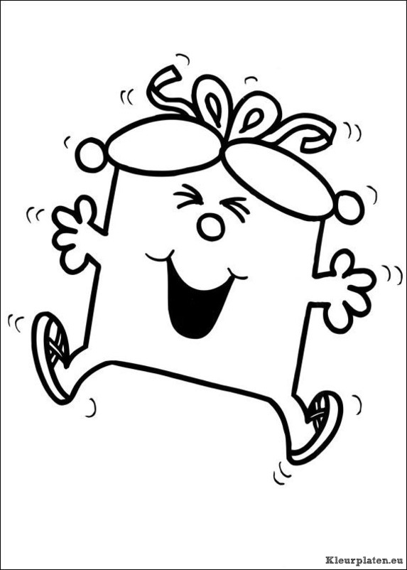 Mr men en litltle miss kleurplaten