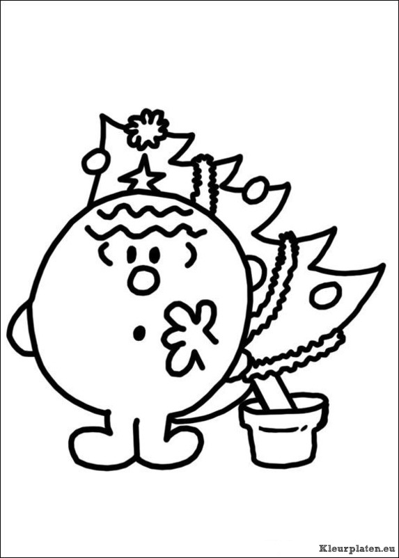 Mr men en litltle miss kleurplaten