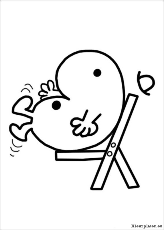 Mr men en litltle miss kleurplaten