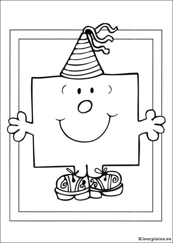 Mr men en litltle miss kleurplaten