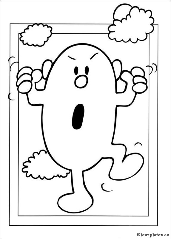 Mr men en litltle miss kleurplaten