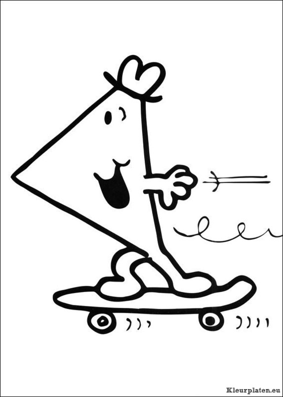 Mr men en litltle miss kleurplaten