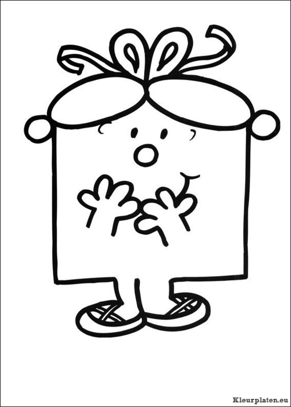 Mr men en litltle miss kleurplaten