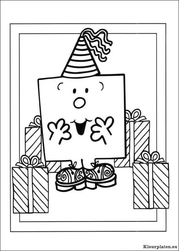 Mr men en litltle miss kleurplaten