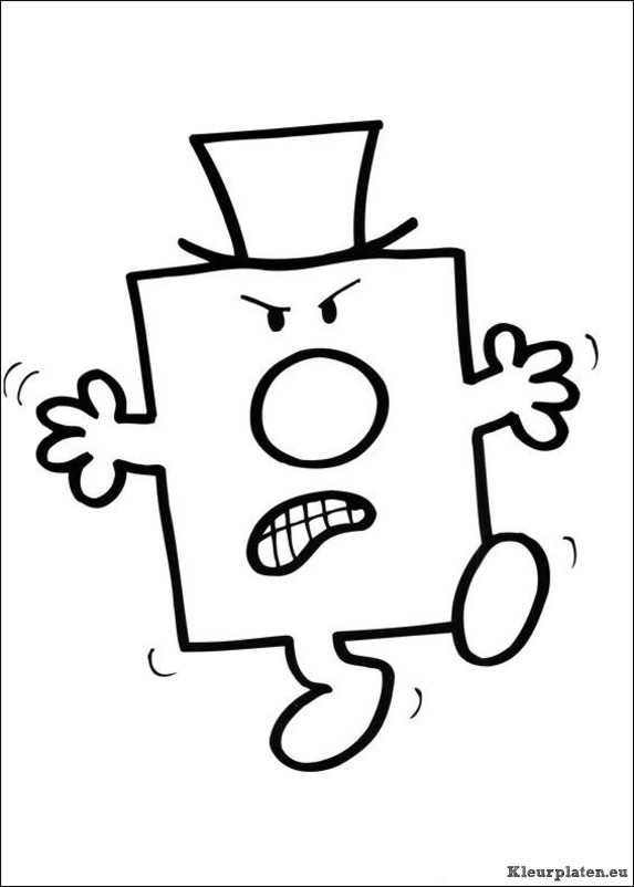 Mr men en litltle miss kleurplaten