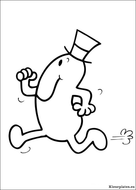 Mr men en litltle miss kleurplaten