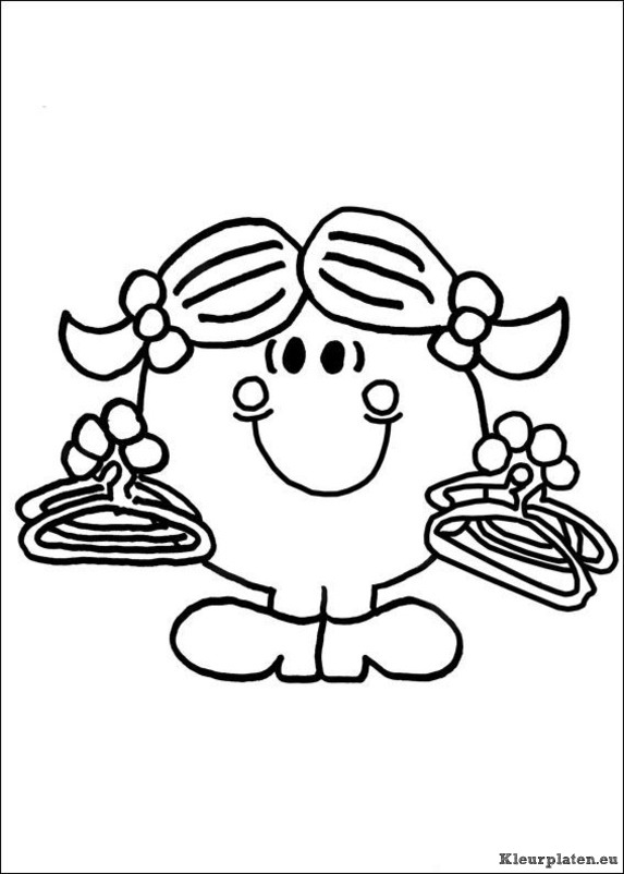 Mr men en litltle miss kleurplaten