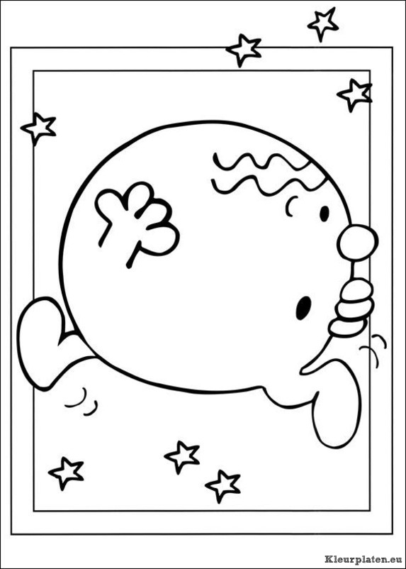 Mr men en litltle miss kleurplaten