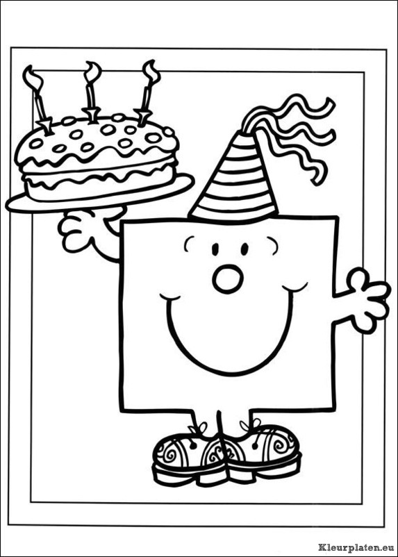 Mr men en litltle miss kleurplaten
