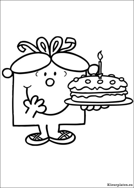 Mr men en litltle miss kleurplaten