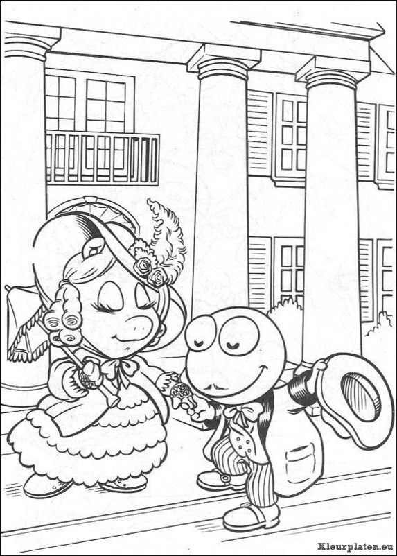 Muppet babies kleurplaten