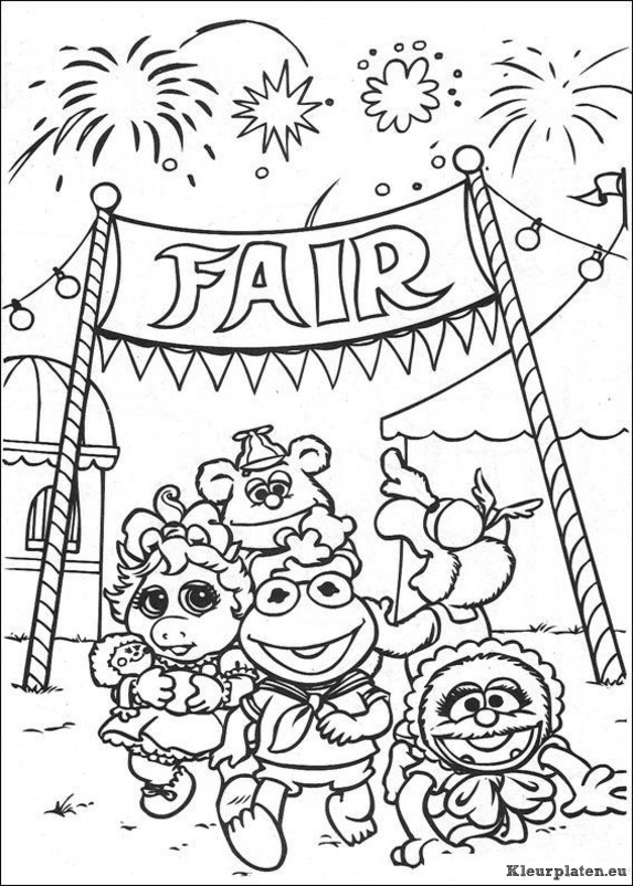 Muppet babies kleurplaten