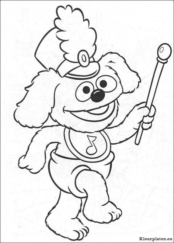 Muppet babies kleurplaat