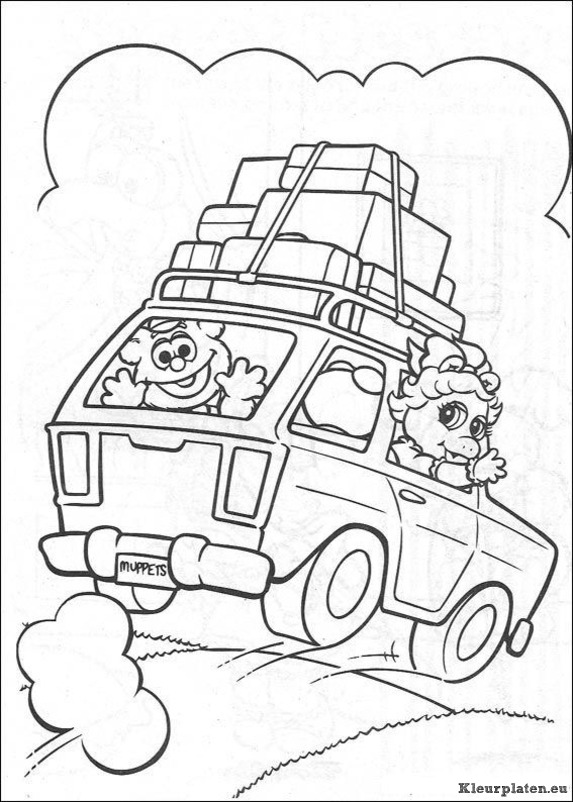 Muppet babies kleurplaten