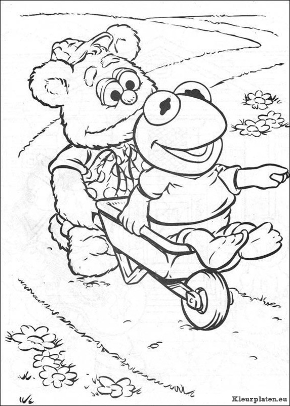Muppet babies kleurplaten
