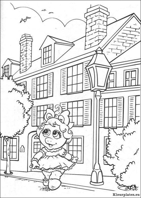 Muppet babies kleurplaten