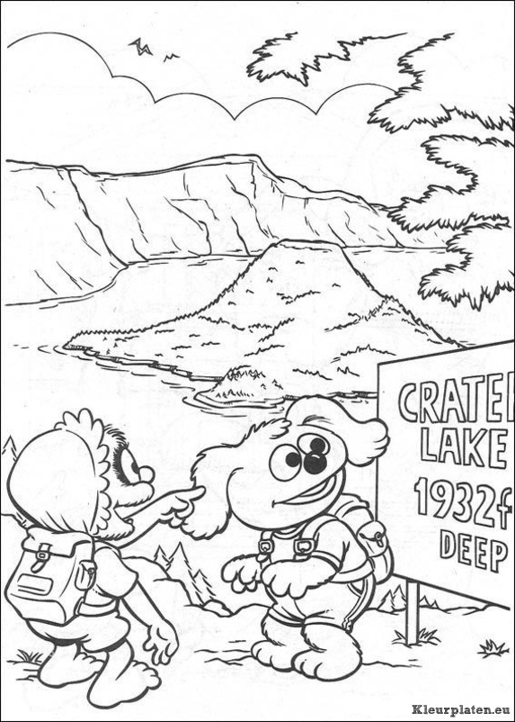 Muppet babies kleurplaten
