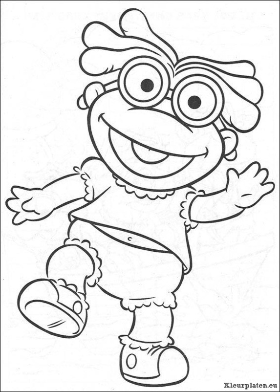 Muppet babies kleurplaat