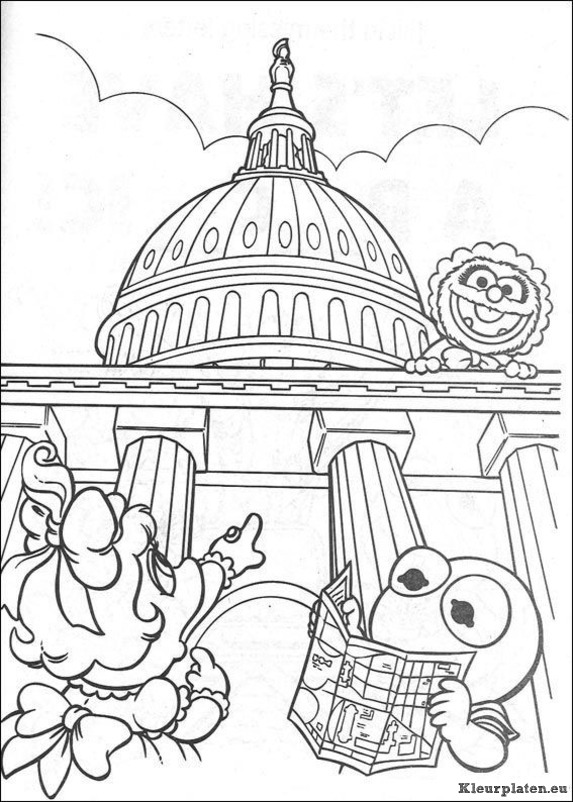Muppet babies kleurplaten