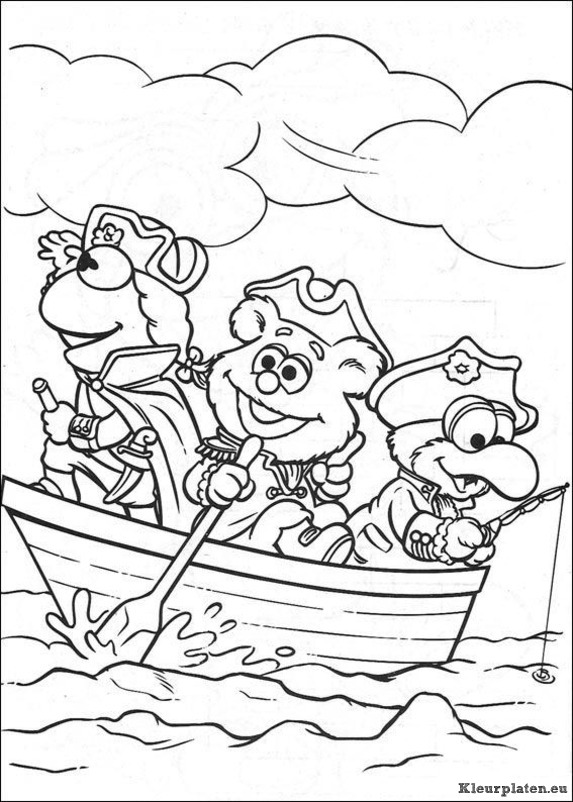 Muppet babies kleurplaten