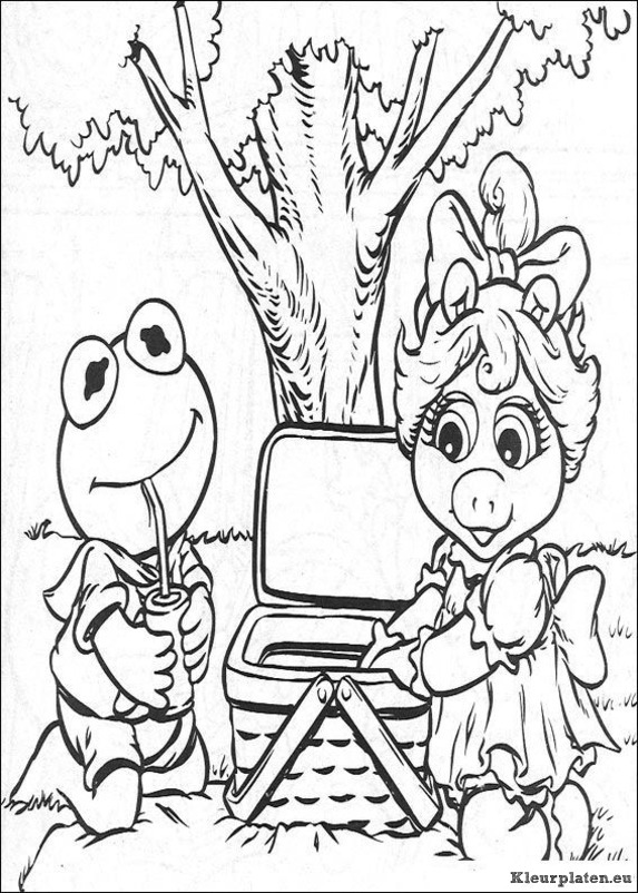 Muppet babies kleurplaten