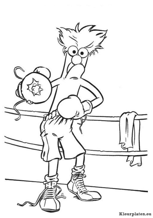 Muppets beroemde mensen kleurplaten