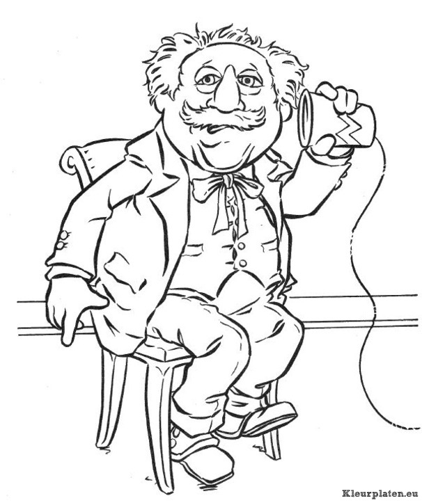 Muppets beroemde mensen kleurplaten