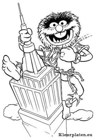 Muppets beroemde mensen kleurplaten