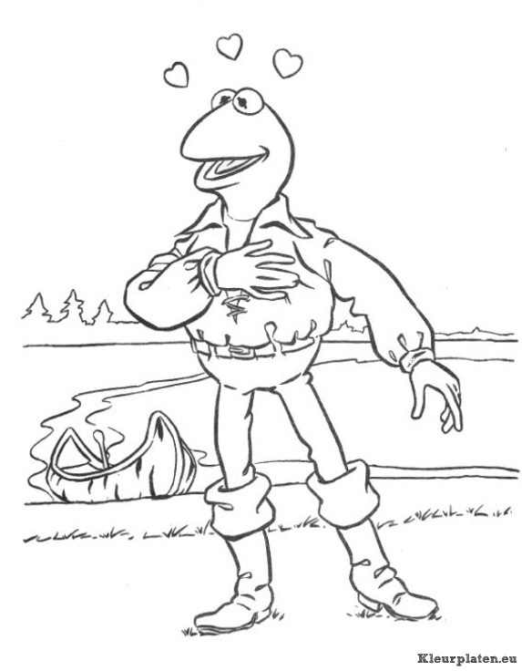 Muppets beroemde mensen kleurplaten