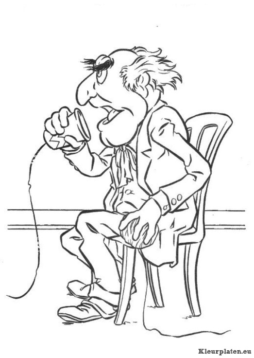 Muppets beroemde mensen kleurplaten