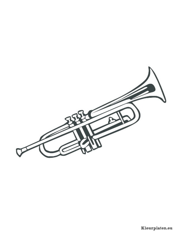 Muziekinstrumenten kleurplaten
