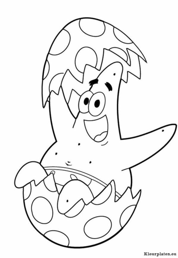 Patrick zeester kleurplaten
