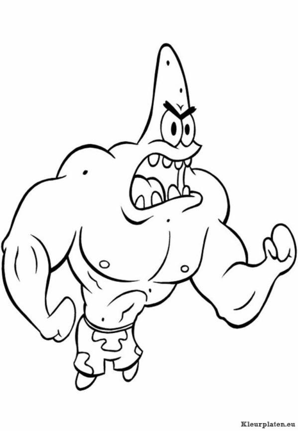 Patrick zeester kleurplaten