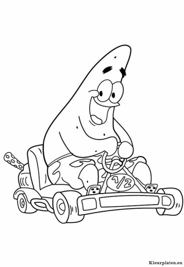 Patrick zeester kleurplaten