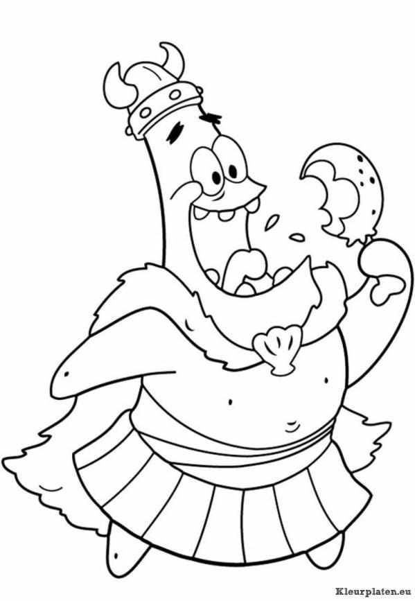 Patrick zeester kleurplaten