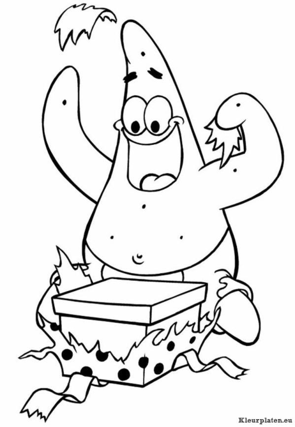 Patrick zeester kleurplaten