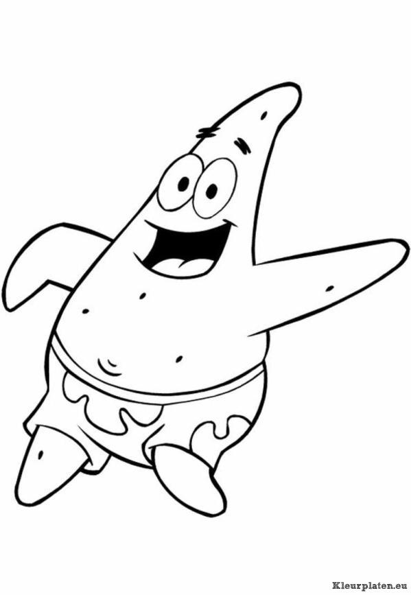 Patrick zeester kleurplaten